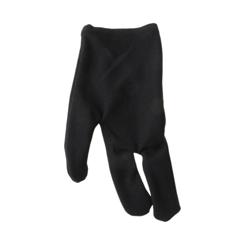 1pc Black Cue Billiard Pool Shooters 3 Fingers Gloves