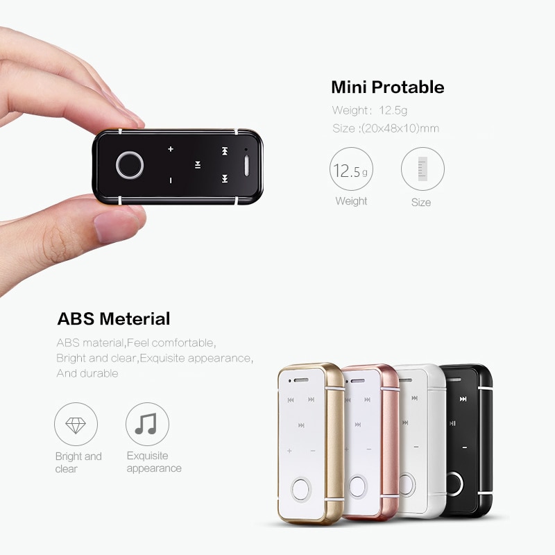 DAONO i6s Bluetooth Earphone Wireless Handsfree Earbuds Headset with Microphone Calls Voice Remind Wear Clip Driver