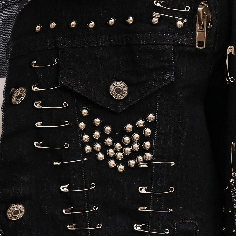 Neploe Autumn Jean Jacket Rivet Pin Short Denim Coats Female Korean Casacos Feminino Jean Jacket Outerwear 37257