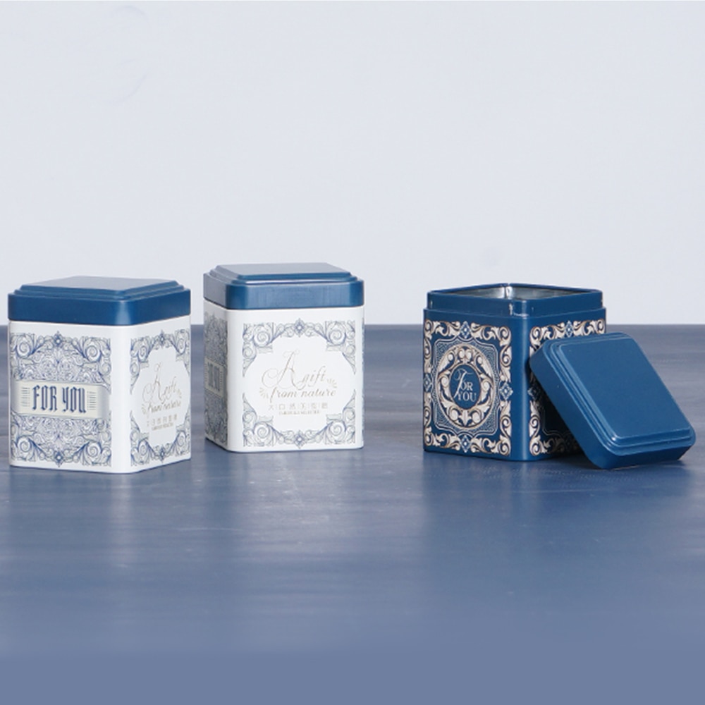 Chinese Portable Tea Caddy Tinplate Tea Box With S... – Vicedeal