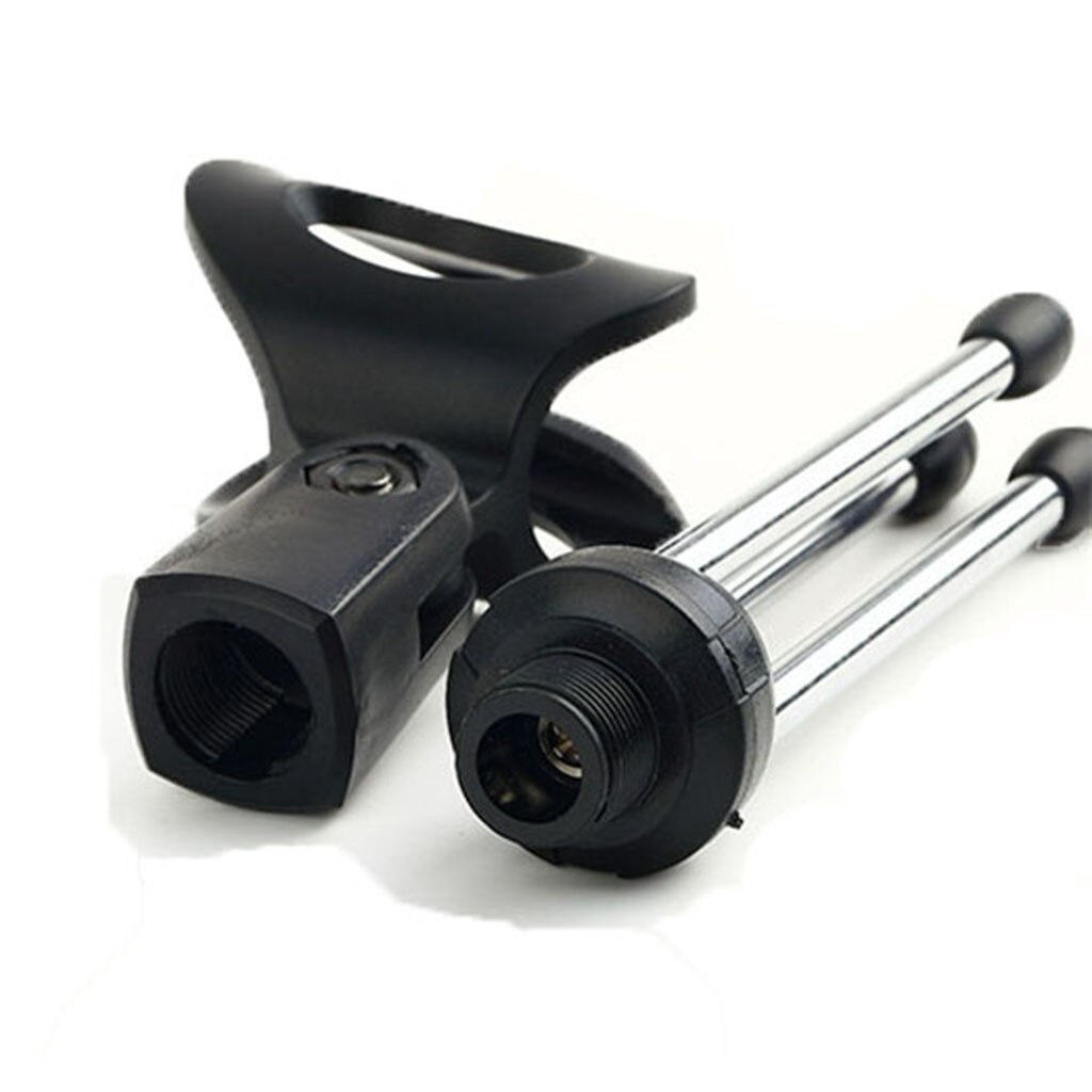 Universal Adjustable Desk Mic Stand Desktop Tabletop Table Top Short Microphone Stand with Non-Slip Mic Clip