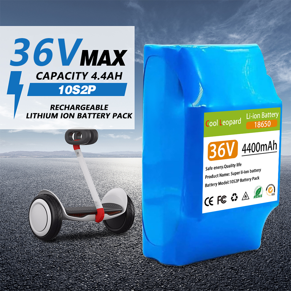 Original 36V 4400/6000mAh 10S2P Lithium-Ion Battery For Self-Balancing Suspension Plate Unicycle - High Capacity Power Supply