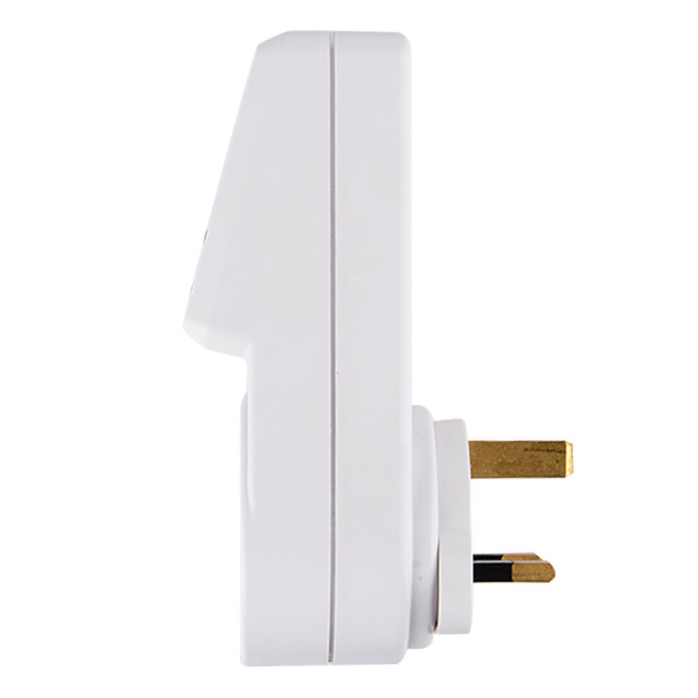 Digital Time Switch Timer With UK Plug Socket Weekly Programmable Electronic Digital Timer Switch LCD Display 13A 230V 50Hz