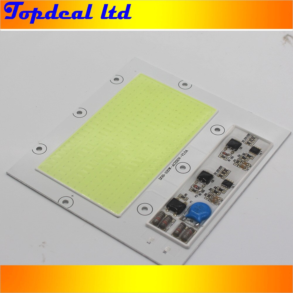 100W 220V COB LED Warm white Cool White 3000K 6000K 10000K 20000K 30000K lamp light source for 100W floodlight working lamp
