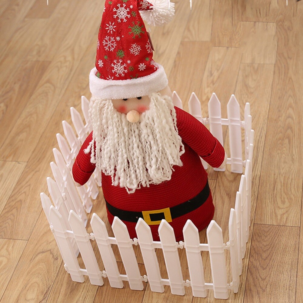 Plastic Hek Binnenplaats Indoor Tuin Hek Kleuterschool Bloem Tuin Plantaardige Kleine Hek Kerst Decoratie Mf