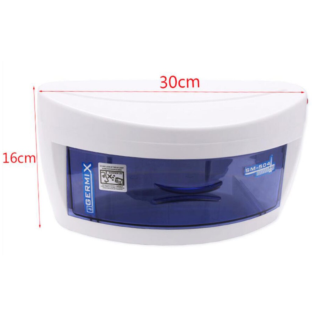 Plastic Sanitizing Sterilizing Box Case For Barber Shear Combs Cutter Tools UV LED Nail Disinfectant Box Sterilizer Manicure