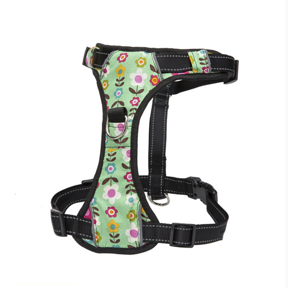 Hond Harnas Geen Pull Pet Harness Verstelbare Outdoor Reflecterende Zachte Neopreen Vest voor Honden Controle voor Kleine tot Grote honden: D / M