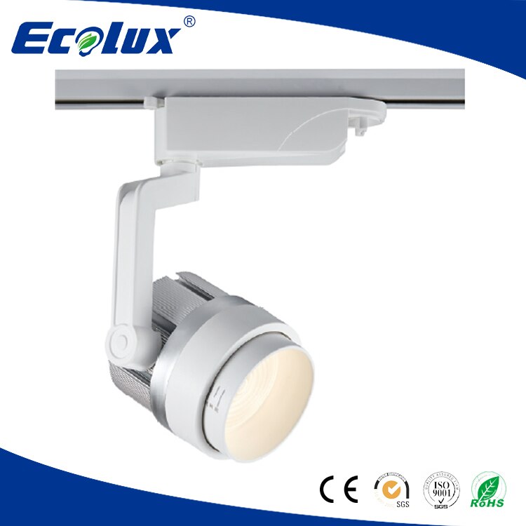 Dimbare 30 w Spoor Licht instelbare Focus hoek zilver zwart shell Kleding Schoenen Winkel Winkel Lamp Spoor Verlichting