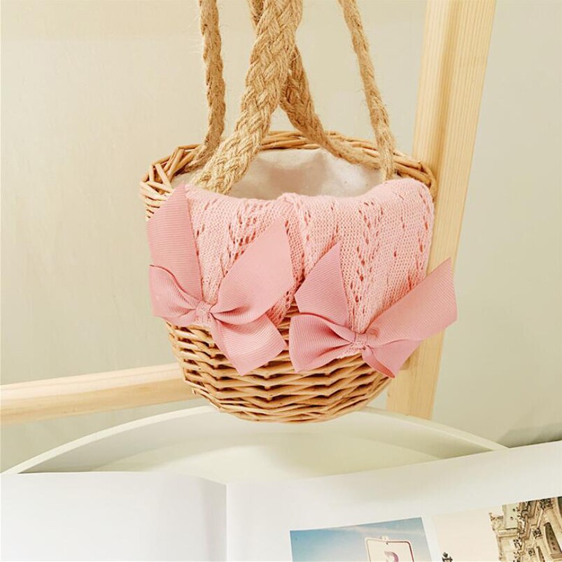 0-8Jahre mädchen kniehohe lange socken kleinkind Baby baumwolle Gittergewebe Band bowknot seite booties socken prinzessin mädchen dacing socken: Rosa / 5 zu 8y