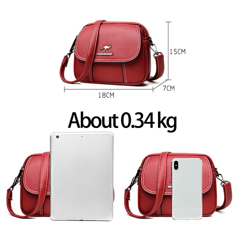 ALTE Seetang PU Leder Schulter Crossbody-tasche Für Frauen Neue Einfarbig Klappe lässig Umhängetasche Taschen feminina
