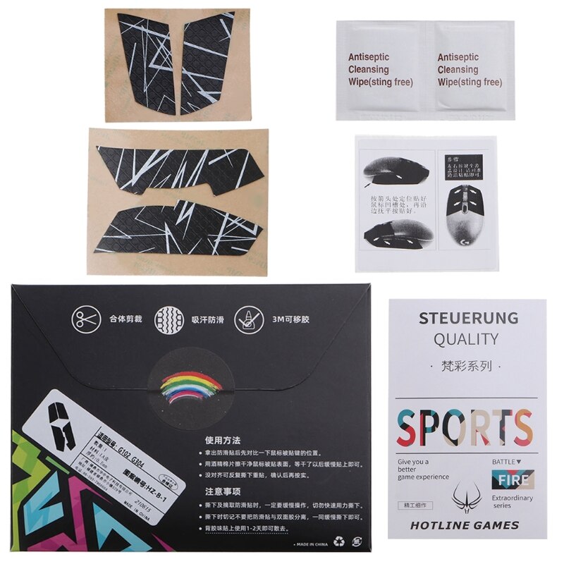 Diy-handarbeit: rutschfeste, schweißabsorbierende mauspads für logitech  g102 g304  n84a