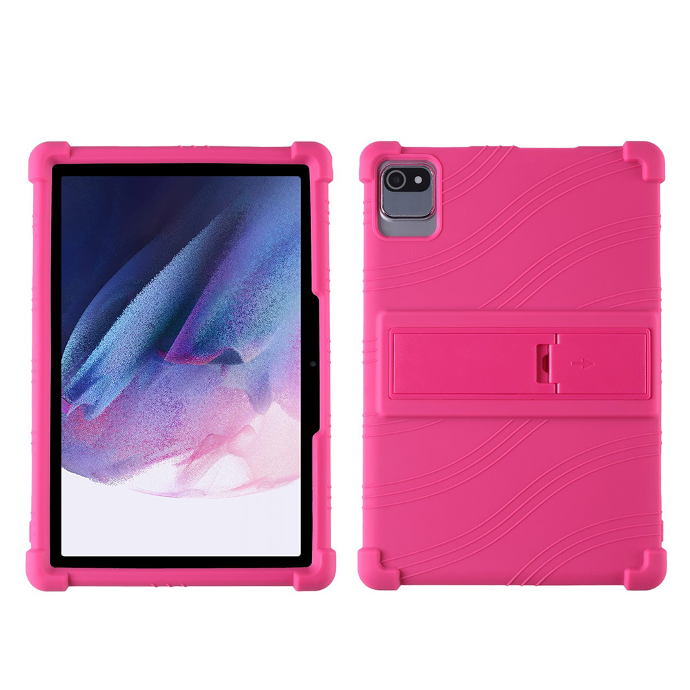 Case For Moderness MB1001 Tablet Safe Shockproof Silicone Stand Cover: Hot Pink