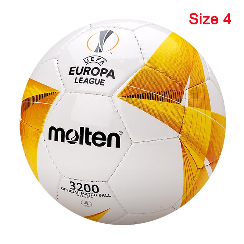 Molten Original Soccer Ball Size 3 Size 4 Size 5 PU/PVC/TPU League Match Training Fottball Balls futbol voetbal: F4U3200-G0 Size 4