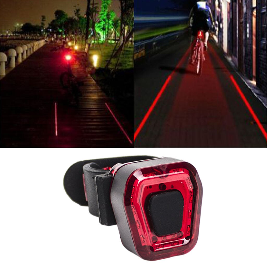 Fiets Licht Led Achterlicht Fiets Zaklamp 5 Modi Veiligheid Rood Licht Fietsen Veiligheidswaarschuwing Lamp IPX4 Waterbestendig