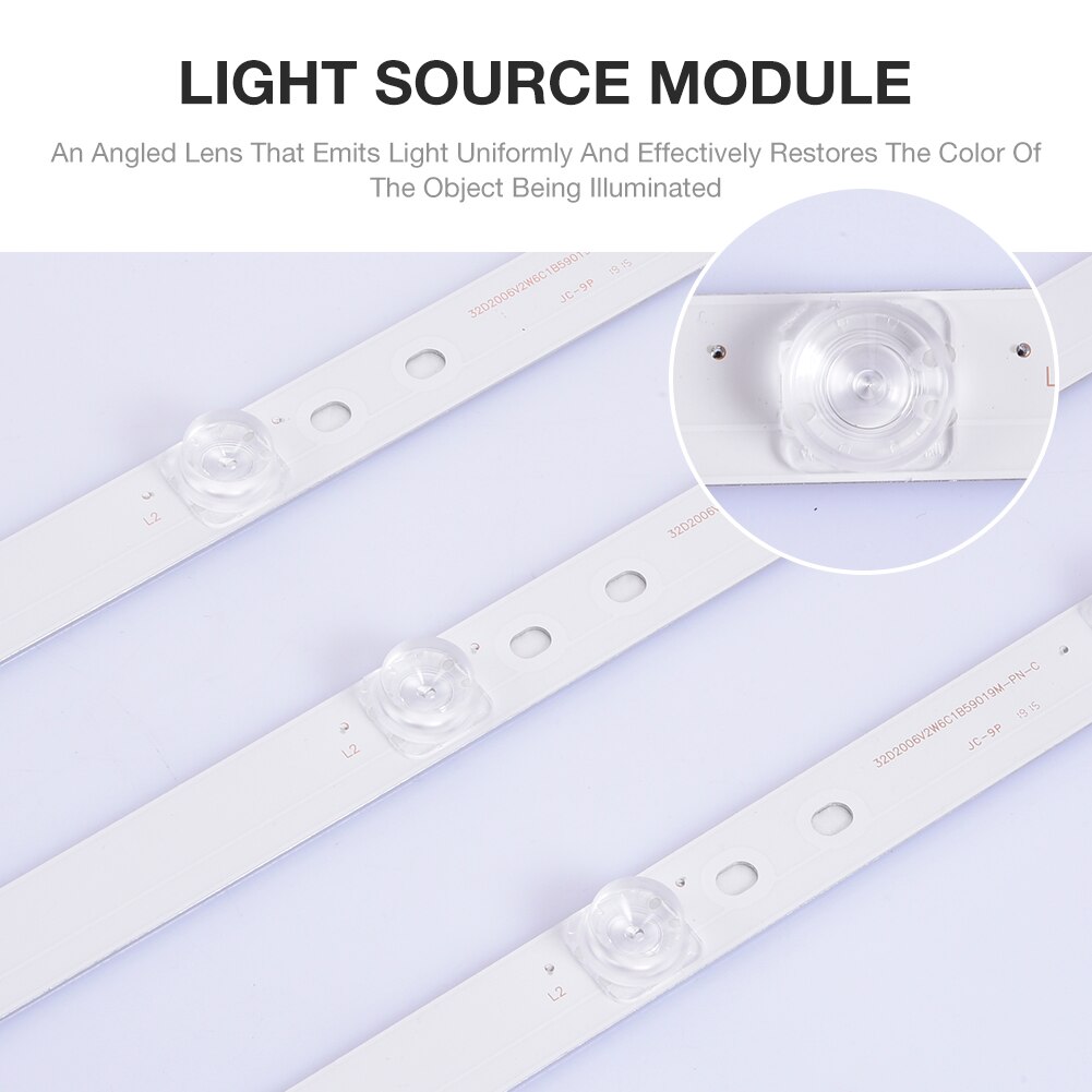 LED Backlight Strip 5 Lamp ForLG 32"TV 3PCS LED Backlight Strip Quick Heat Dissipation Lamp For 32" TheLG Innotek Drt 3.0 TV