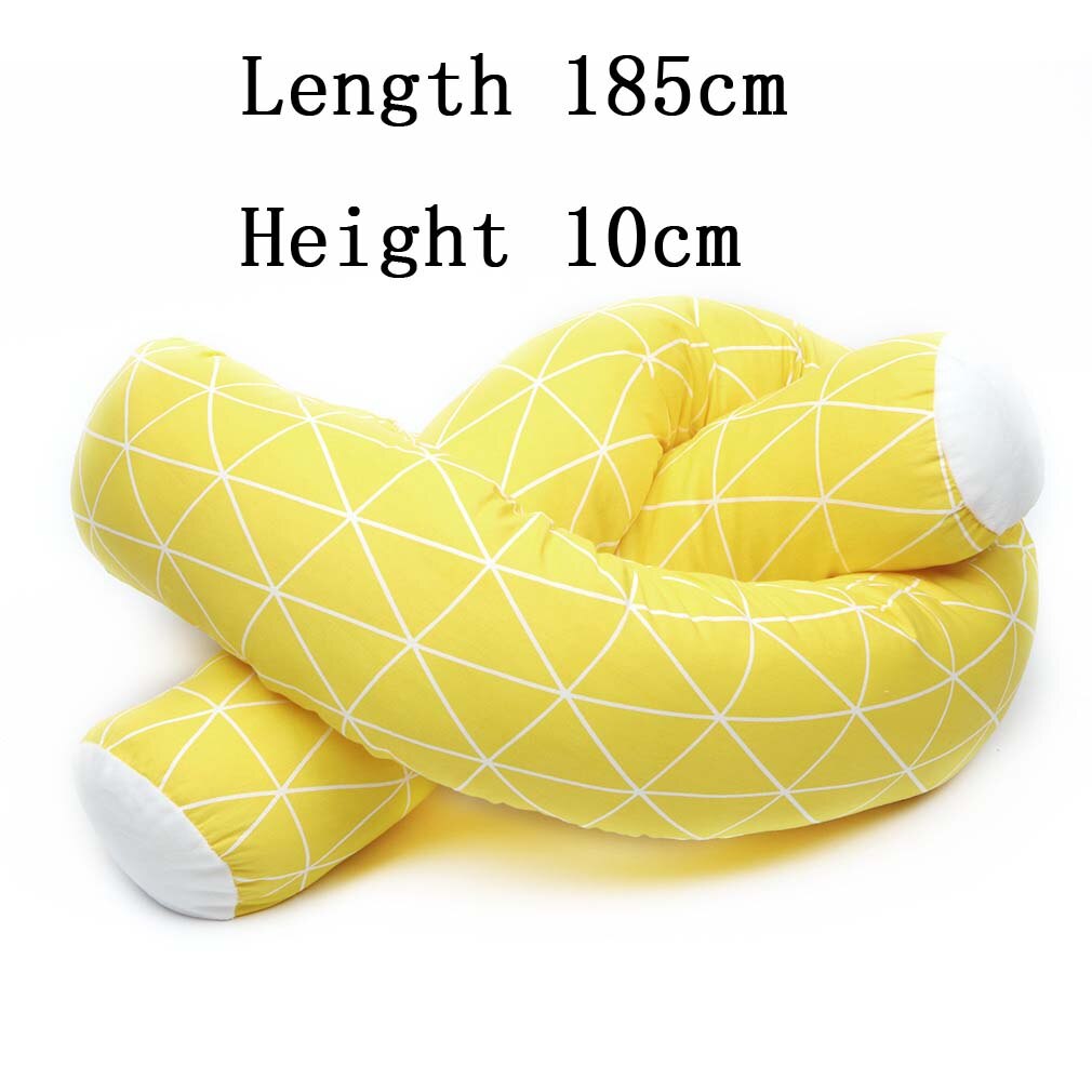 Anti-collision Children Bed Playpens Fence Washable Baby Crib Bumper Toddler Bedding Set Sleep Anti-Collision Kids Room Decor: yellow lingxing