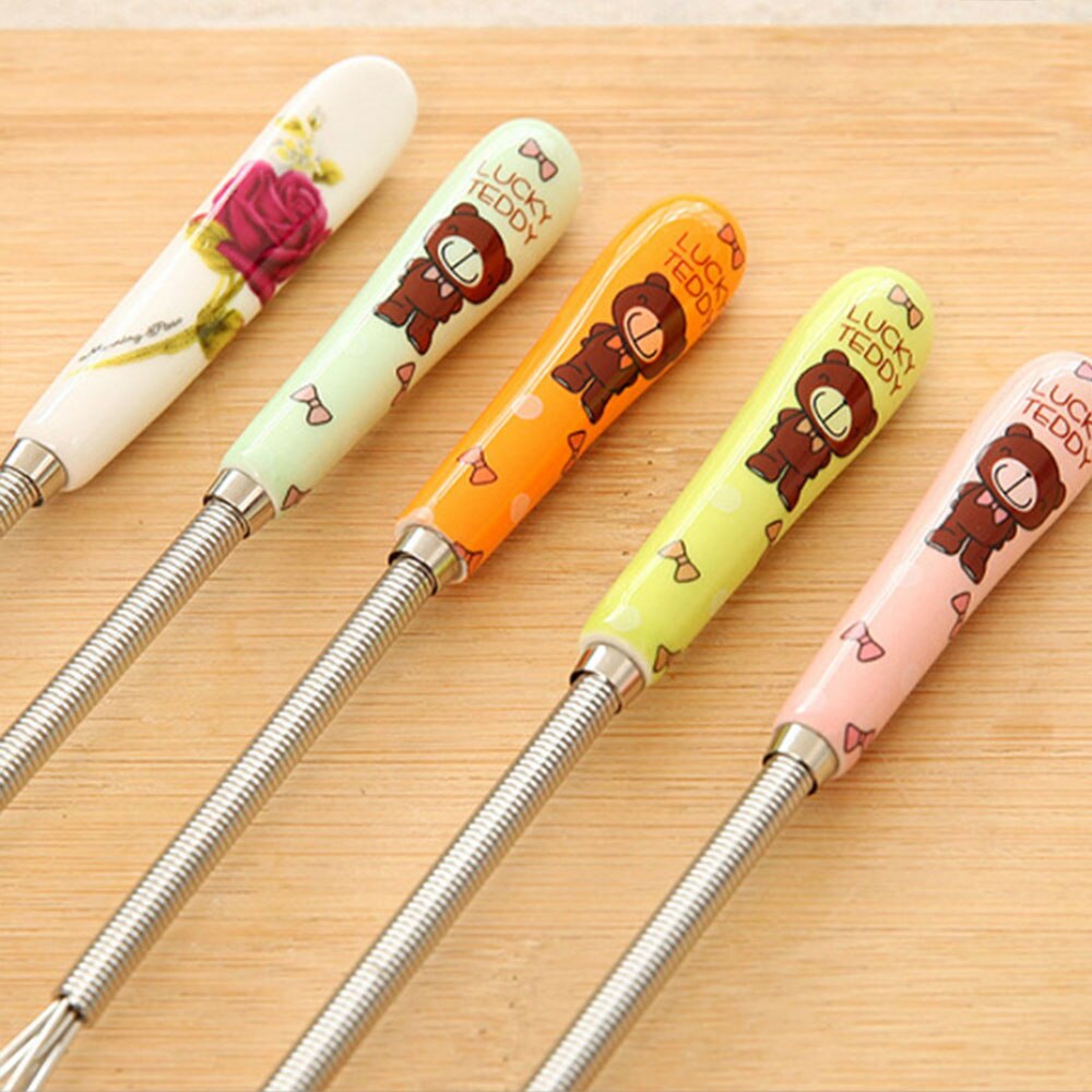 Whisker Ceramic Handle Stainless Steel Small Manual Eggbeater Kitchen Accessories