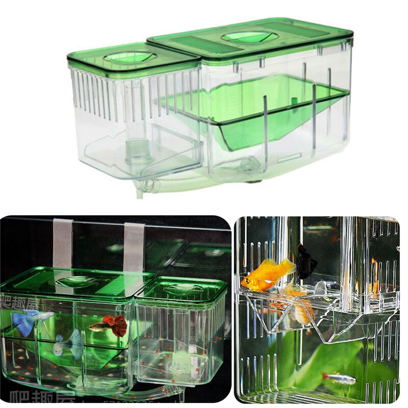 Protection Safe Spawn Baby Fish Breeding Plastic Isolation Box Tank Incubator Aquarium Nursery Automatic Circulating Hatchery