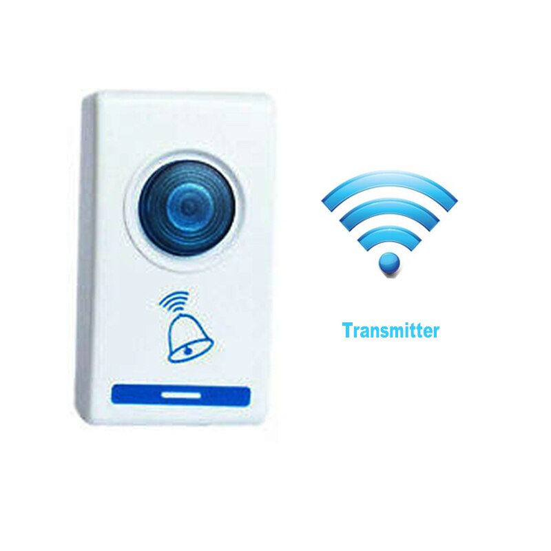 AC Power Wireless Door Bell Remote Control Chime Kit Flashing LED Light Loud Speaker Home Hotel Digital Smart Musical
