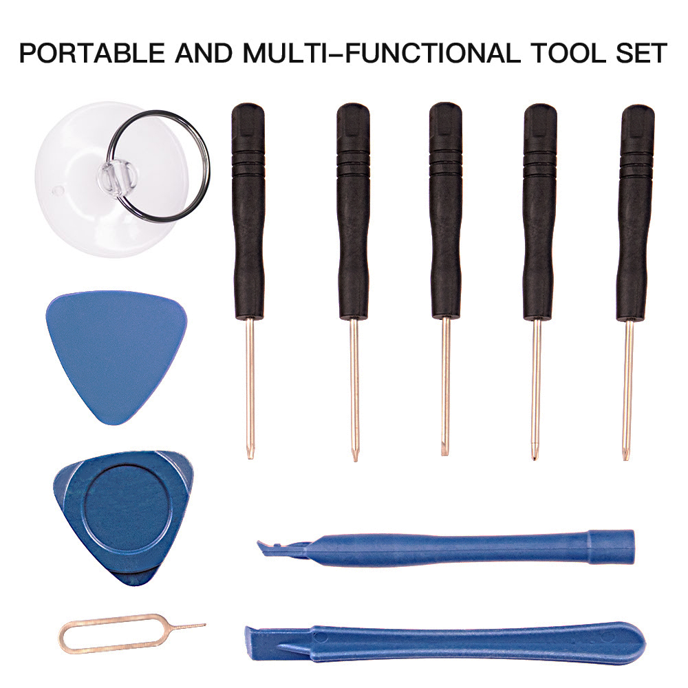 11 in 1 Disassemble Kit Opening Tools for iPhone Samsung huawei Smart Mobile Phone Repair Tools Kit Screwdriver Set