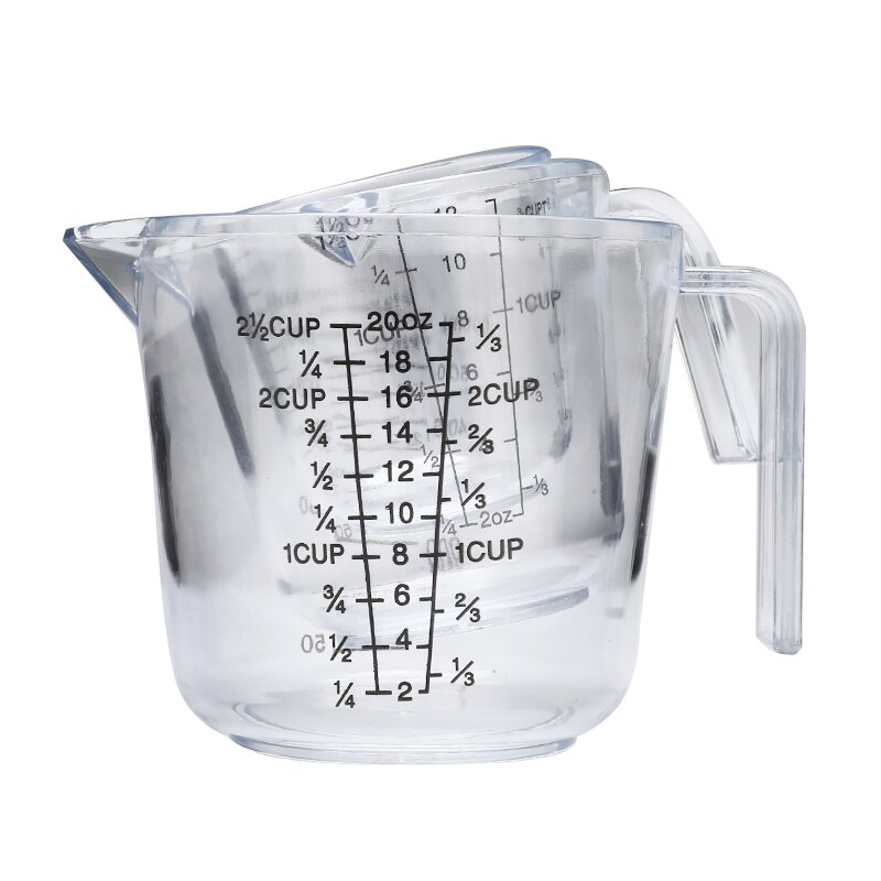 150/300/600ml Clear Measuring Cup Food Grade Material Water Milk Egg Yolk Container Measuring Cup Tools Measurement Kitchen