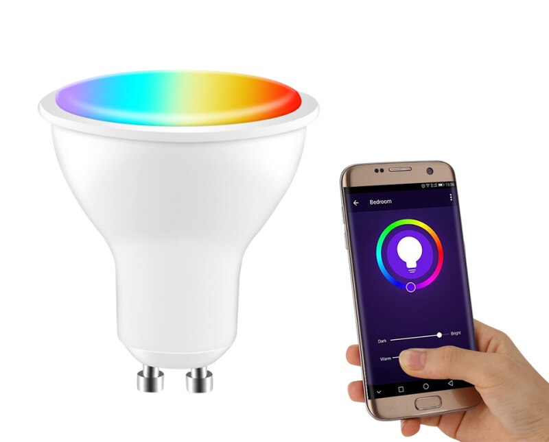 Tuya Wifi Slimme Lamp GU10 Led Lamp 4W Smart Light Kleurrijke Led Spotlight App Controle Rgb Lamp Werk met Alexa Google Thuis: Default Title
