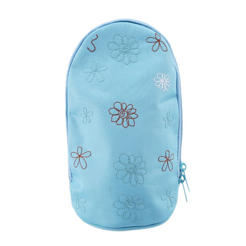 Rejse bærbar baby mad mælkeflaske varmere mumie isolering termotaske kørestol taske flaske opbevaring transportpose: Himmelblå