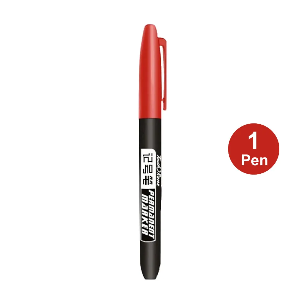 1/6/9/20PCS Permanent Marker Pen Manga Drawing Markers Black Blue Red Waterproof Ink Sketch Pens Stationery Art School Supplies: SKY BLUE