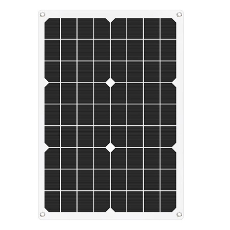 Car Solar Panel 18V20W Rural Solar Street Light Charging 12V Battery for Phone Car RV Hiking Camping