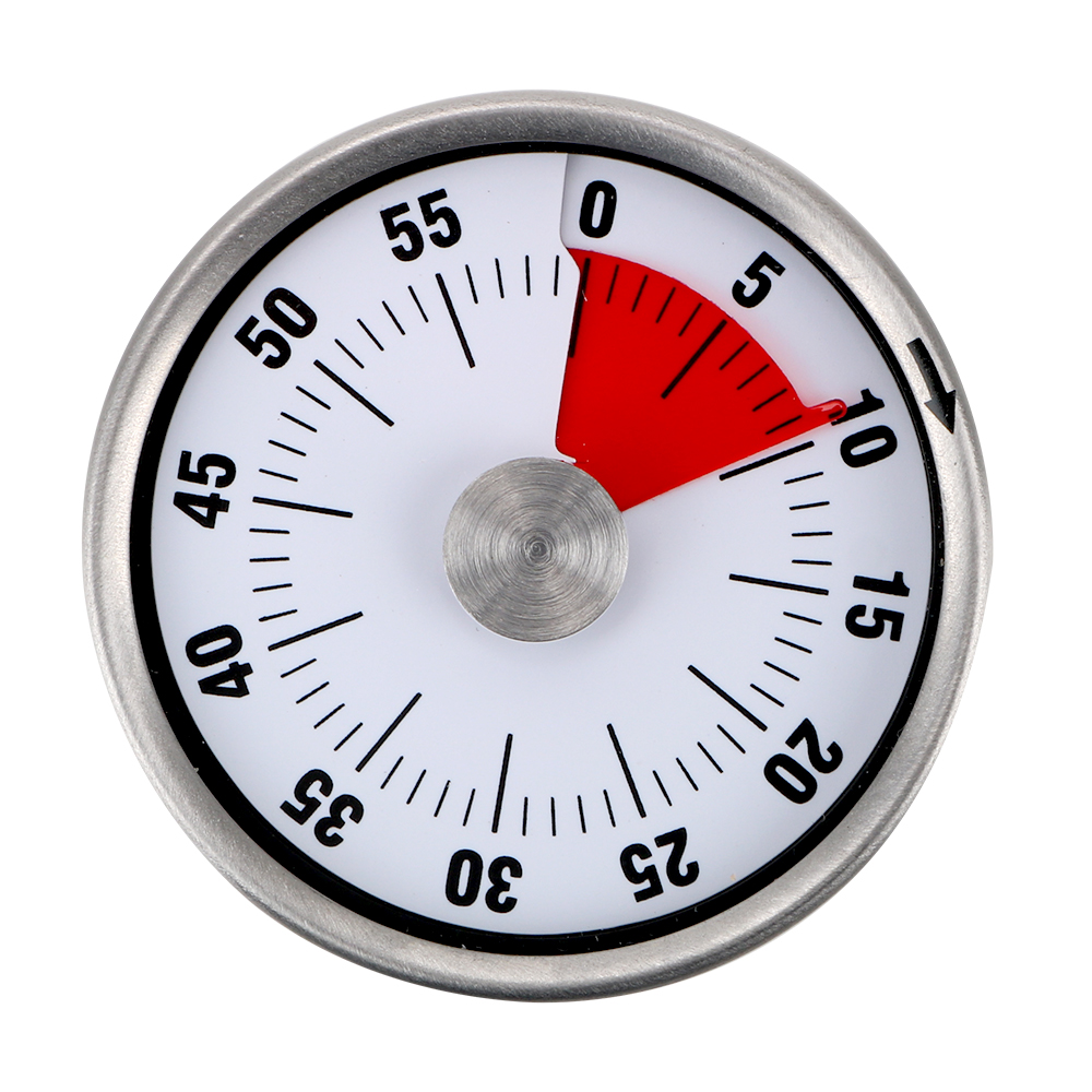 Kitchen Timer Time Reminder 60 Minutes Magnet Round Shape Kitchen Tools Countdown Alarm Reminder Mechanical Cooking Timer