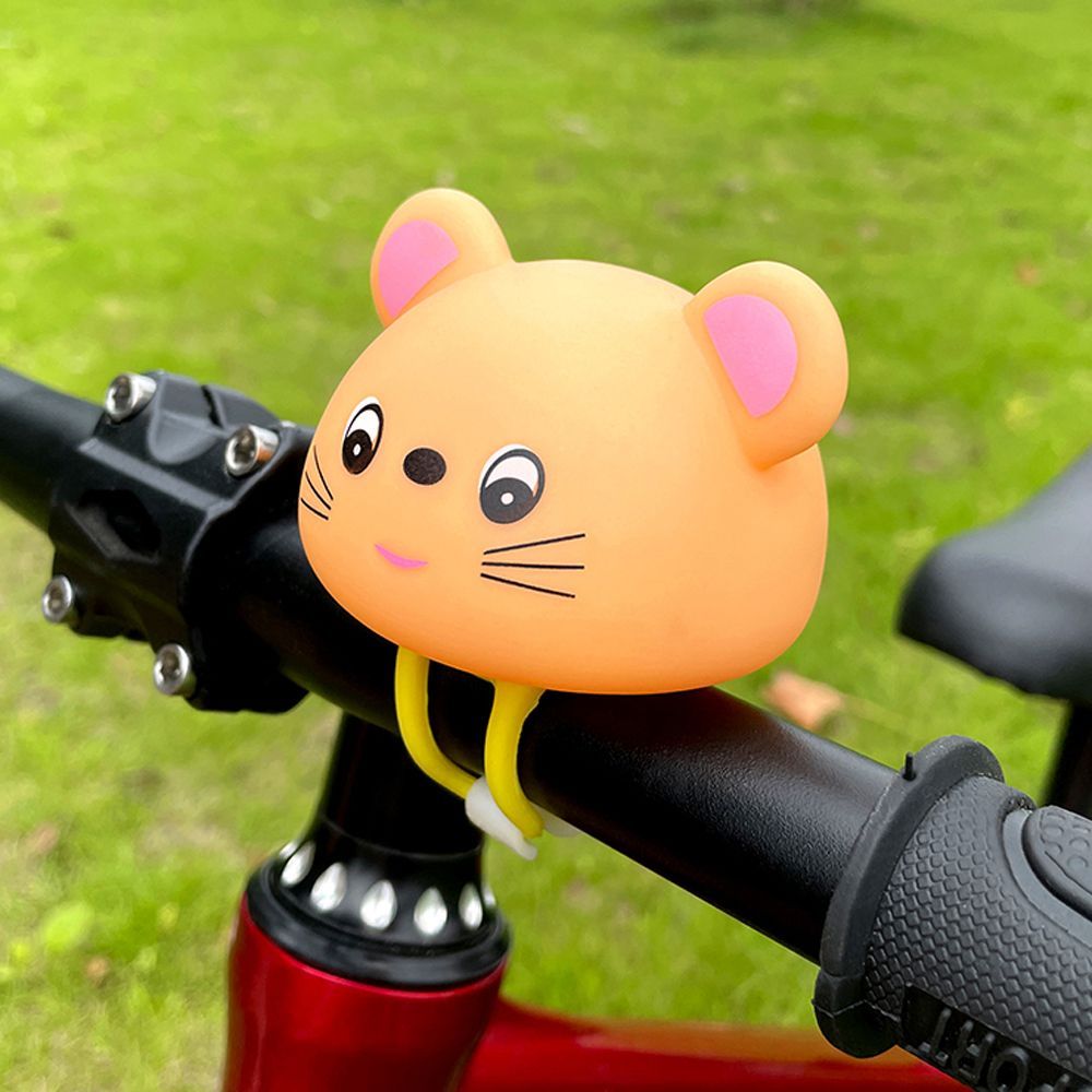 Riding Cartoon Ring Bell Sound Alarm Animal Air Horn Bicycle Horn Bicycle Ring Bell Bicycle Head Light Bell Kids Bike Bell