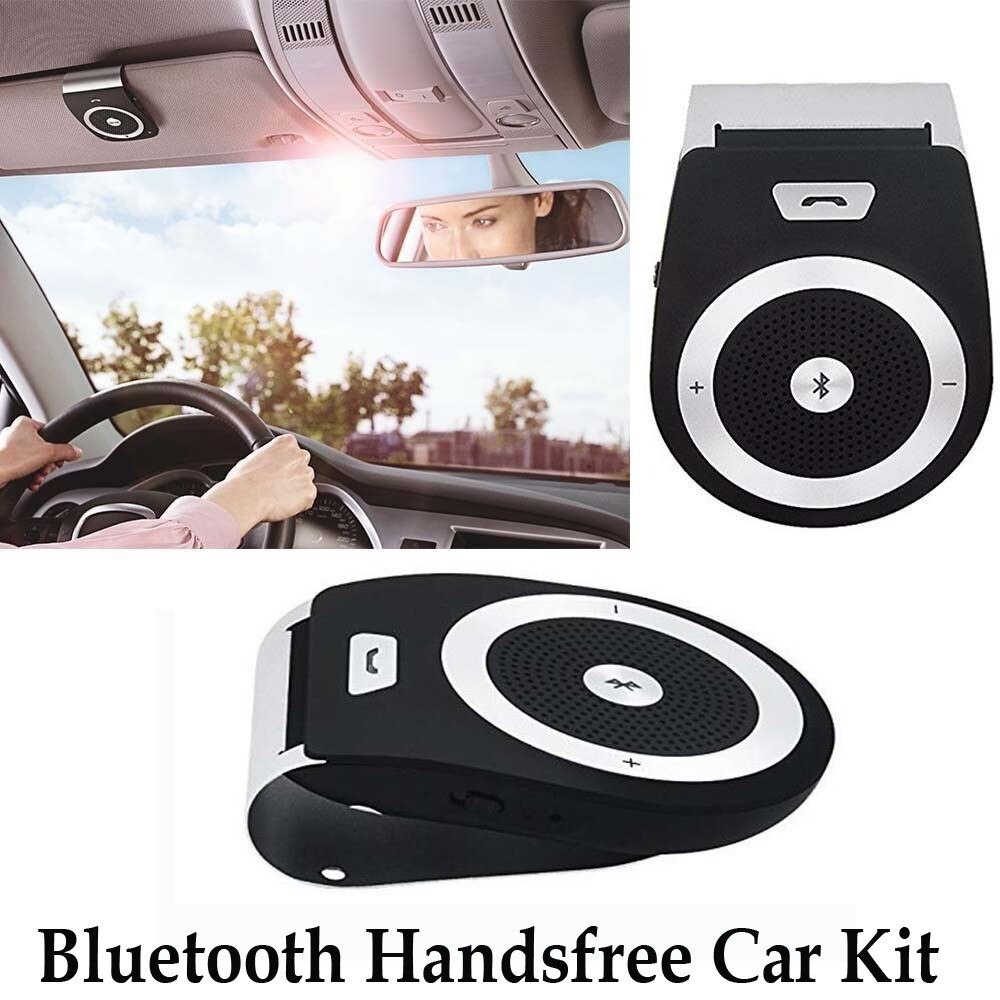 Kebidumei Bluetooth Carkit Handsfree Bluetooth Speaker Bluetooth 4.1 Edr Muziek Ontvanger + Car Charger Voor Telefoon