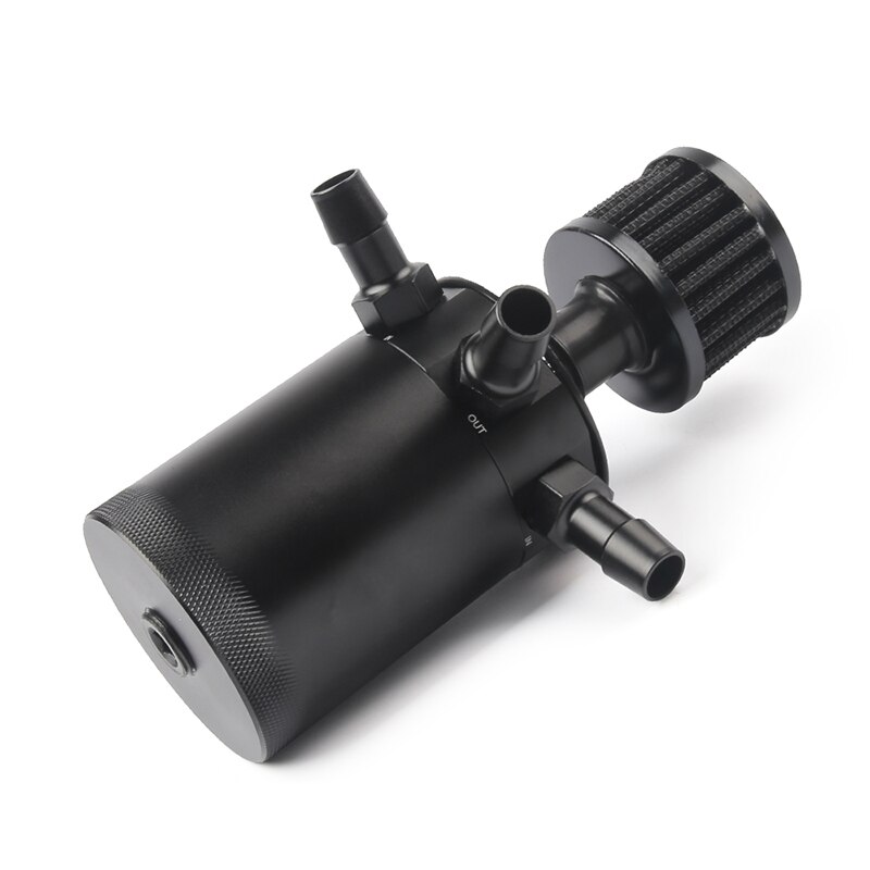 Uniwersalny aluminium 3-Port pojemnik robić ściągania oleju zbiornik z filtr odpowietrzający silnik mini separator oleju