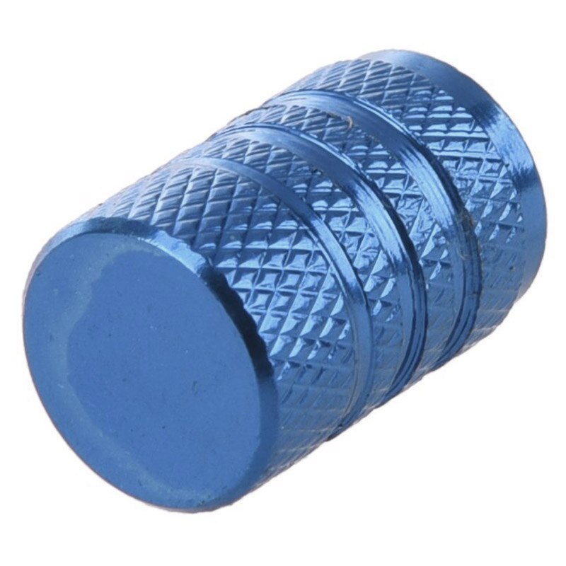 5 Stuks Blauw Legering Auto Ventieldopjes Auto Ventiel Moer