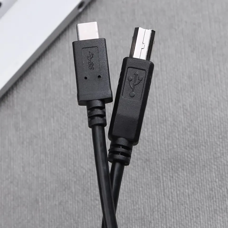 1M 2M 3M 5M USB 2.0 datakabel Type-C naar USB-B printkabel Compatibel met Thunderbolt3 laptop voor printerscanner MIDI-toetsenbord