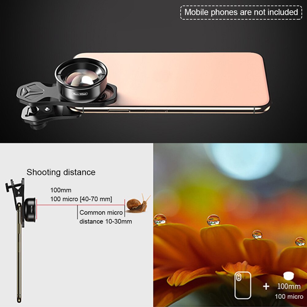 Accessories Removable Phone Camera Lens Kit Optical Glass HD Outdoor Photography Telephoto Wide Angle Universal Macro With Clip