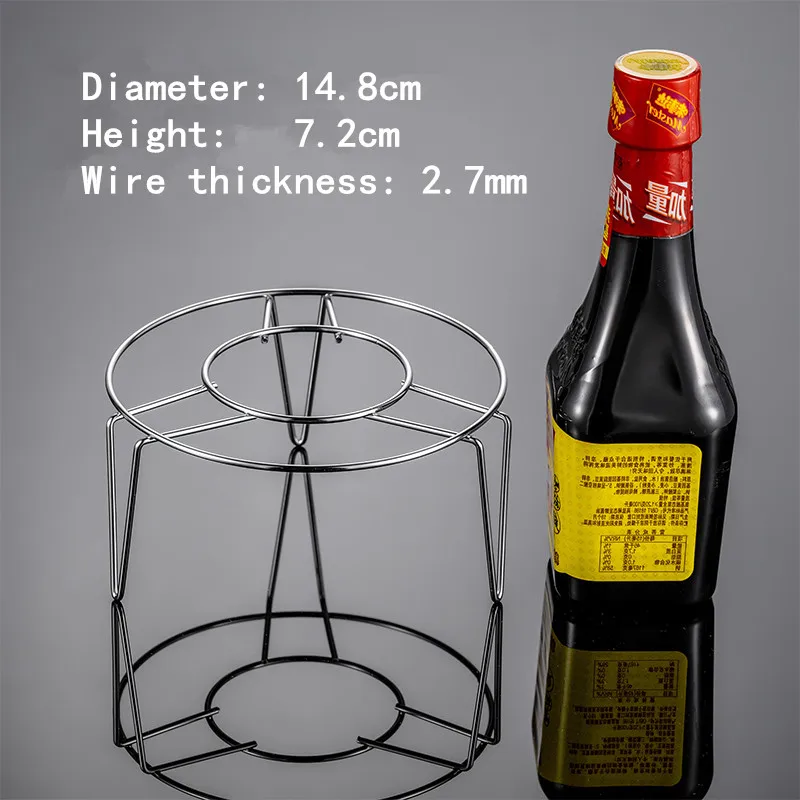 Dikke Rvs Steamer Voedsel Keuken Kookgerei Stoomboot Rack Insert Voorraad Koken Stomen Stand Keuken Verwarming Leveringen: 14.8xH7.2cm