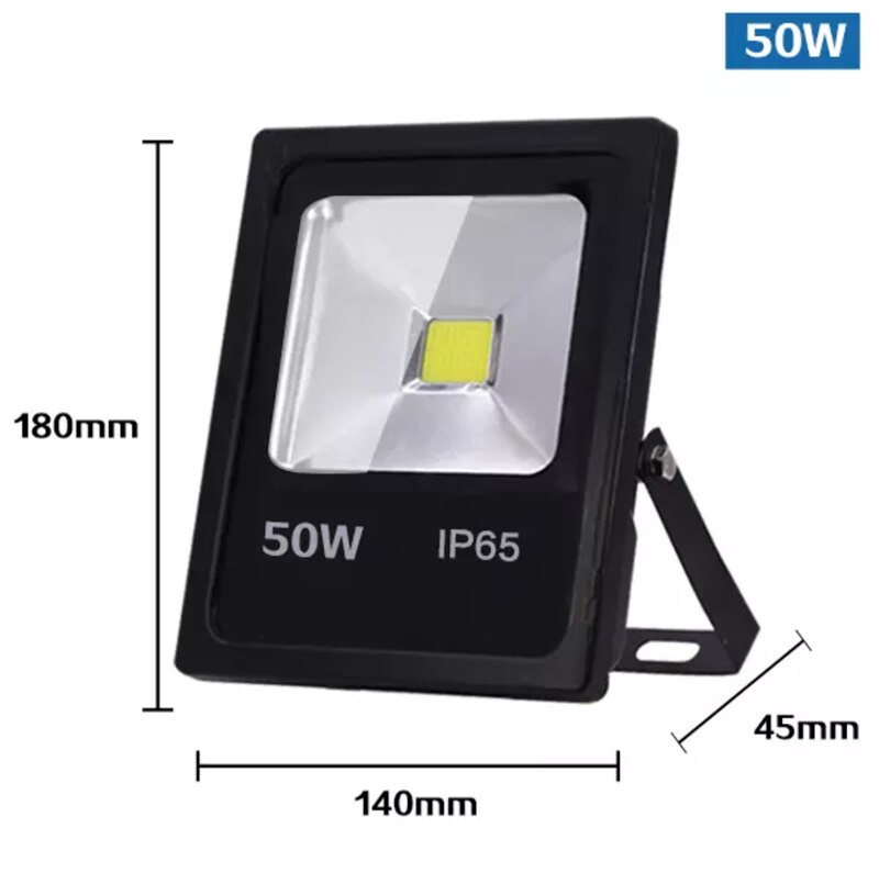 Motion Sensor LED floodlight 10 W 30 W 50 W 220 V floodlight reflector foco LED outside Waterproof IP65 Outdoor SpotLight: 50W / Cold white