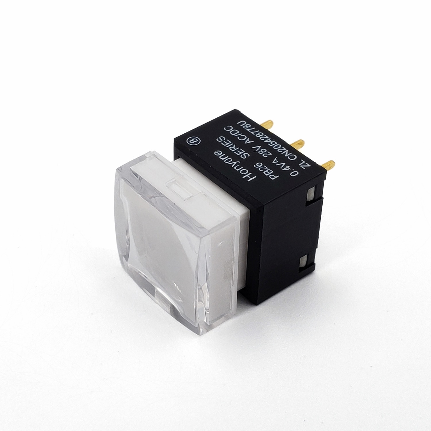 PB26-13M cuadrado 15*15mm con LED SPDT momentáneo auto-retorno botón pulsador PCB interruptor para procesador de vídeo