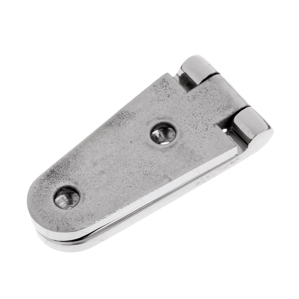 Marine Grade 316 Stainless Steel Strap Hinge Cabinet Locker Hinges 4 x 1 inch for Boat, RVs, Canoe (Silver)