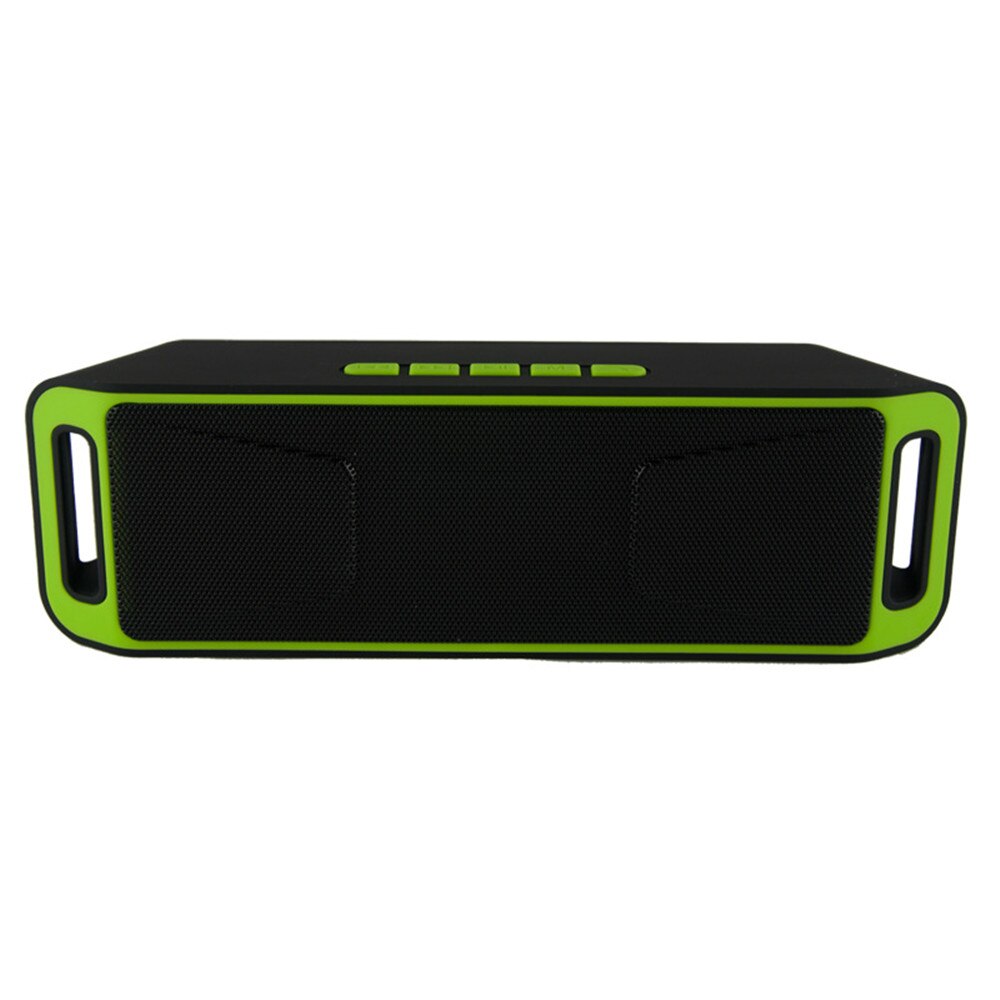 Portable Bluetooth Speaker Wireless Stereo with HD Audio and Enhanced Bass Built-In Dual Driver Support TF FM Hands Free Call: Green