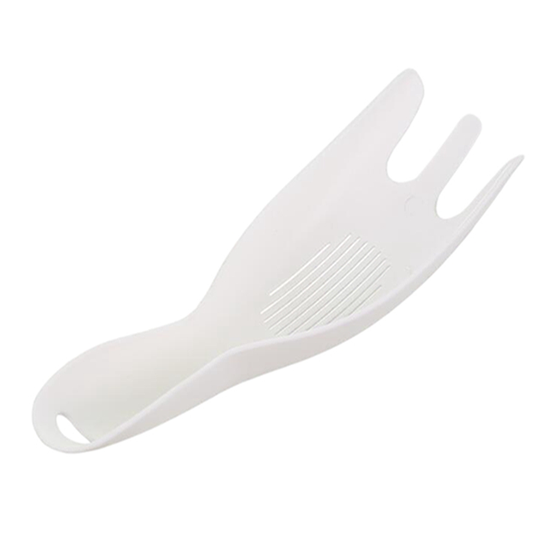 Colador de Cocina Para cera de arroz, filtro de tamiz, Pasta de fideos, cuchara de espagueti, colador de lavado, Extractor de guisantes: Blanco