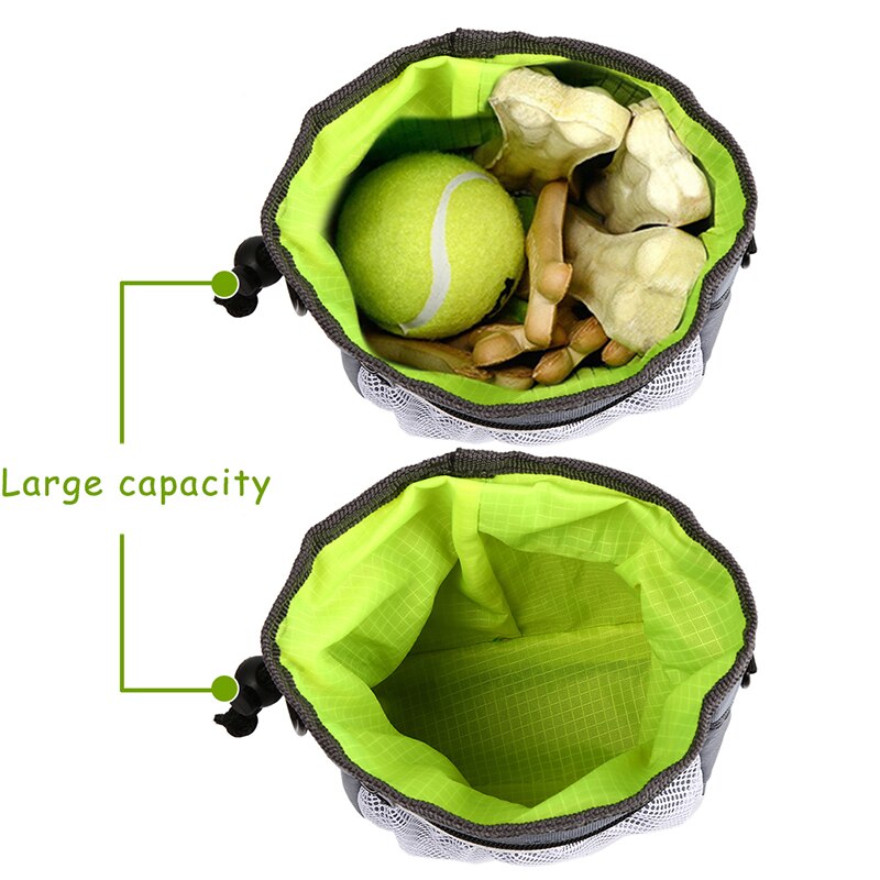 Nueva bolsa de entrenamiento para perro mascota, bolsa de entrenamiento portátil, cebo, cebo, perros, agilidad, bolsa de almacenamiento para alimentos, bolsas de cintura de recompensa