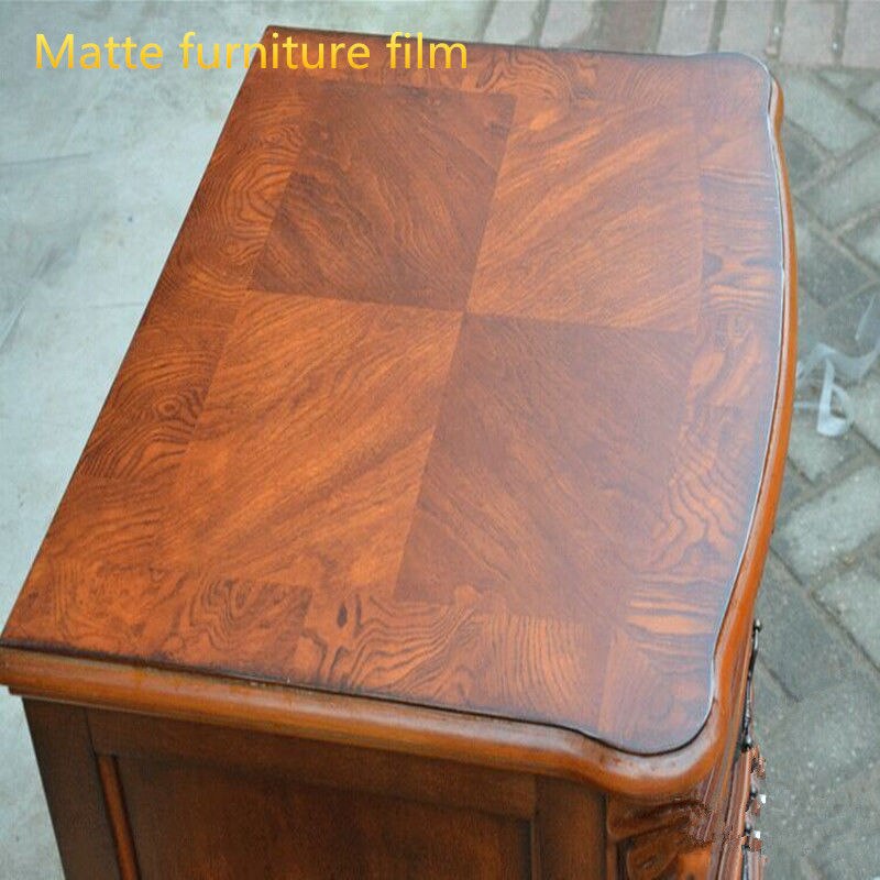 Sunice – Film de protection transparent mat pour meubles, pellicule de Table en vinyle de 0.2mm d&#39;épaisseur, résistant à la chaleur, Anti-huile, pour la cuisine et le restaurant