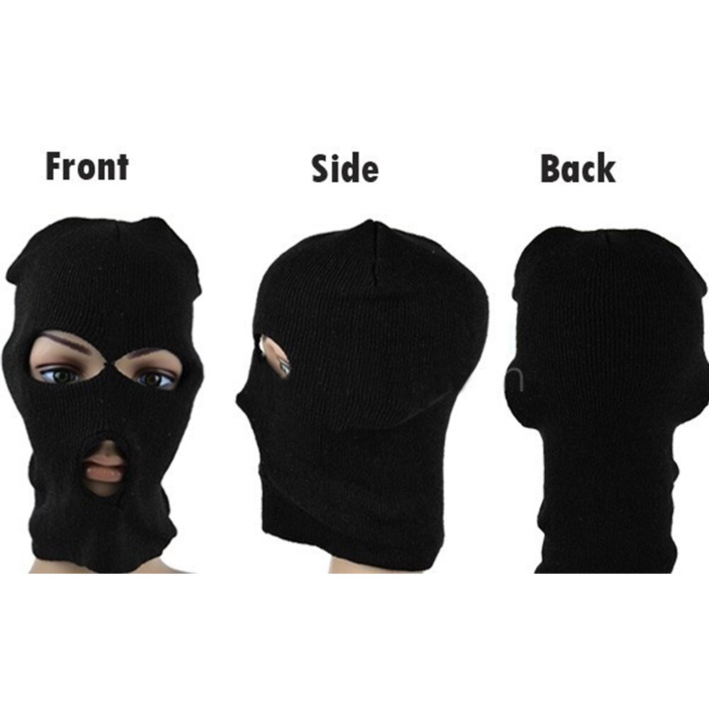 Full Face for mask Simulation CS Games Three Holes for mask Riding Cycling Warm Three Holes Cap Neck Guard Scarf