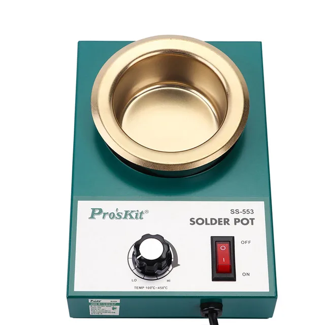 Lead Free Solder Pot Soldering Desoldering Bath Tin melting furnace Wire Tinning Tool 150W/200W/250W/300W: Orange