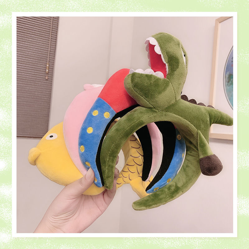 Funny hair band wash face headband makeup selfie hair accessories artifact girl headdress