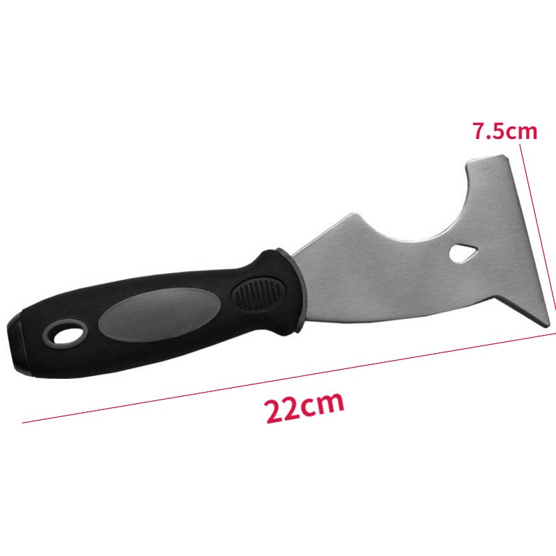 Stainless Steel Paint Putty Scraper 7 in 1 Paint Tools Filling Spatula Plaster Shovel Caulk Removal Tool Wallpaper Putty Scraper