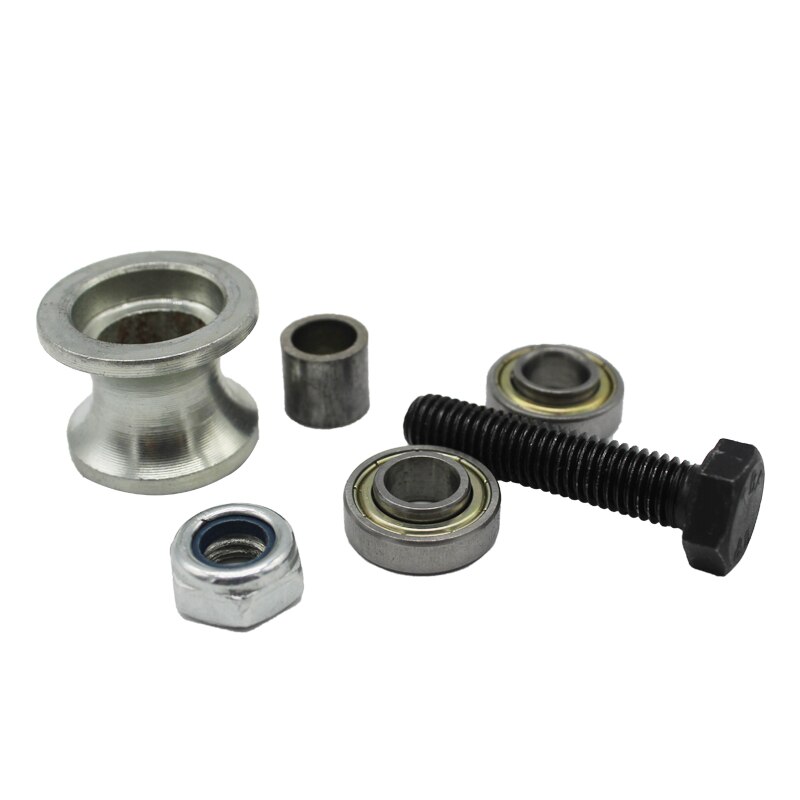 Dump Muck Head Truck Automatic Tarpaulin Environmental Protection Cover round Steel Pulley Light Rail Track Bearing Small Wheel