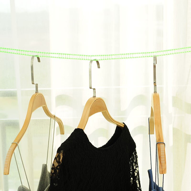 Portable anti-skid windproof clothesline fence-type clothesline drying quilt rope 5m clothesline outdoor travel clothesline